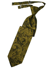 Load image into Gallery viewer, Cardi Pre-Tied New Gold Tapestry Necktie
