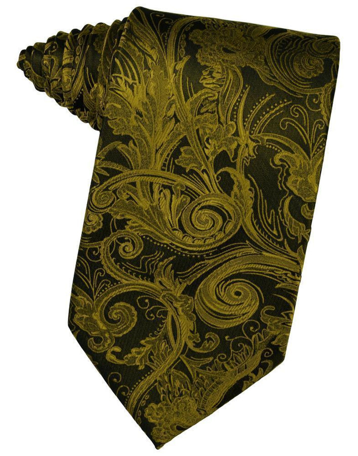 Cardi Self Tie New Gold Tapestry Necktie
