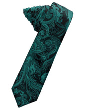 Load image into Gallery viewer, Cardi Self Tie Oasis Tapestry Skinny Necktie