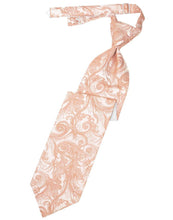 Load image into Gallery viewer, Cardi Pre-Tied Peach Tapestry Necktie