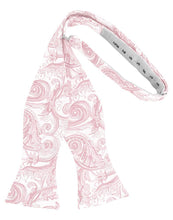 Load image into Gallery viewer, Cardi Self Tie Pink Tapestry Bow Tie