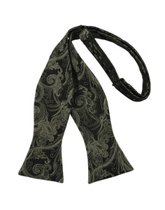 Cardi Self Tie Sage Tapestry Bow Tie