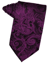 Load image into Gallery viewer, Cardi Self Tie Sangria Tapestry Necktie