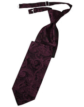 Load image into Gallery viewer, Cardi Pre-Tied Wine Tapestry Necktie