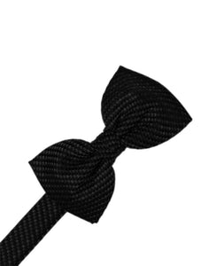Cardi Black Venetian Bow Tie