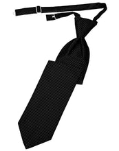 Load image into Gallery viewer, Cardi Pre-Tied Black Venetian Necktie