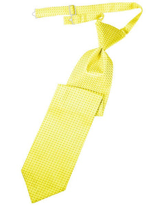 Cardi Pre-Tied Lemon Venetian Necktie