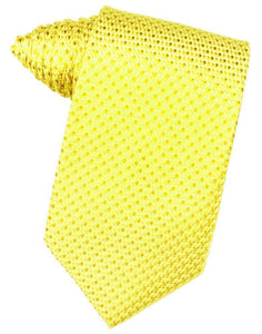 Cardi Self Tie Lemon Venetian Necktie