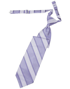 Cardi Pre-Tied Periwinkle Venetian Stripe Necktie