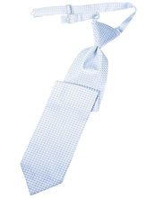 Load image into Gallery viewer, Cardi Pre-Tied Powder Blue Venetian Necktie