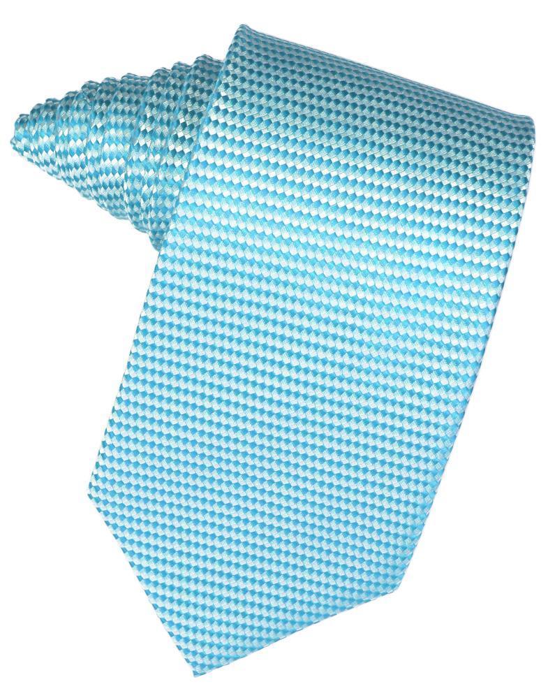 Cardi Self Tie Turquoise Venetian Necktie