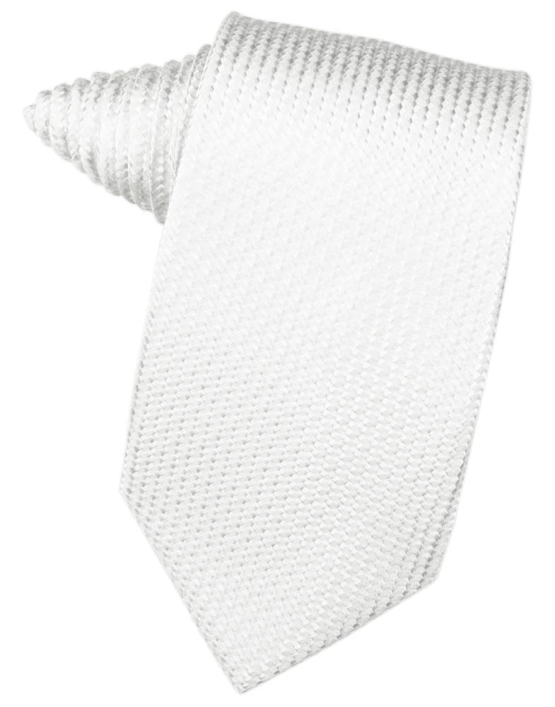 Cardi Self Tie White Venetian Necktie
