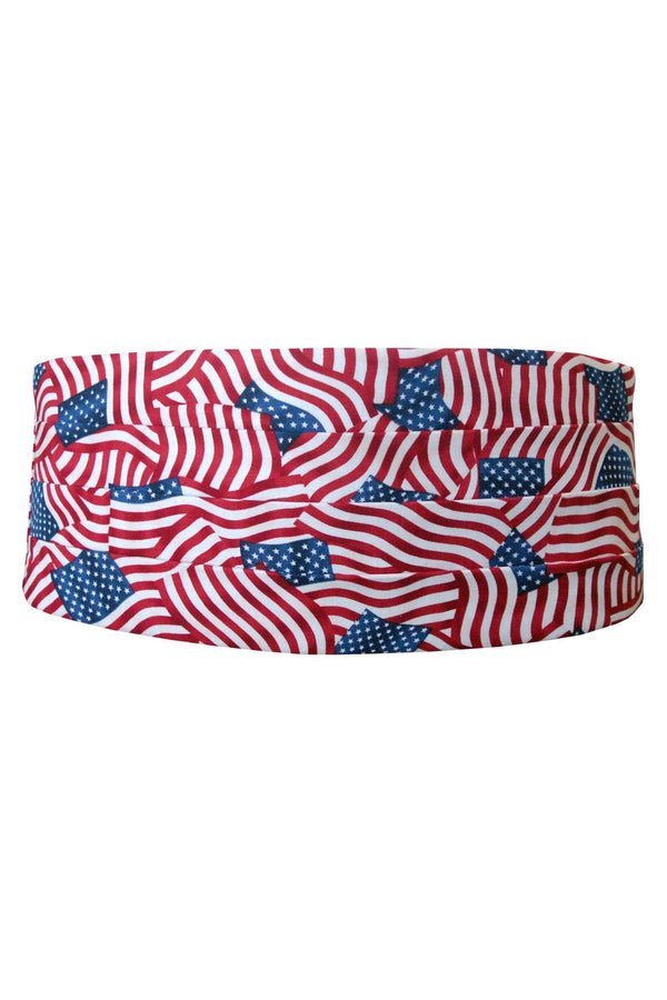 Tux Park American Flag Cummerbund