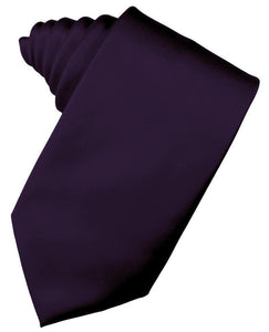 Cardi Self Tie Amethyst Luxury Satin Necktie