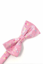 Load image into Gallery viewer, Cardi Pre-Tied Pink Enchantment Bow Tie