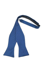 Load image into Gallery viewer, Cardi Self Tie Blue Regal Bow Tie