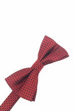 Load image into Gallery viewer, Cardi Pre-Tied Red Regal Bow Tie