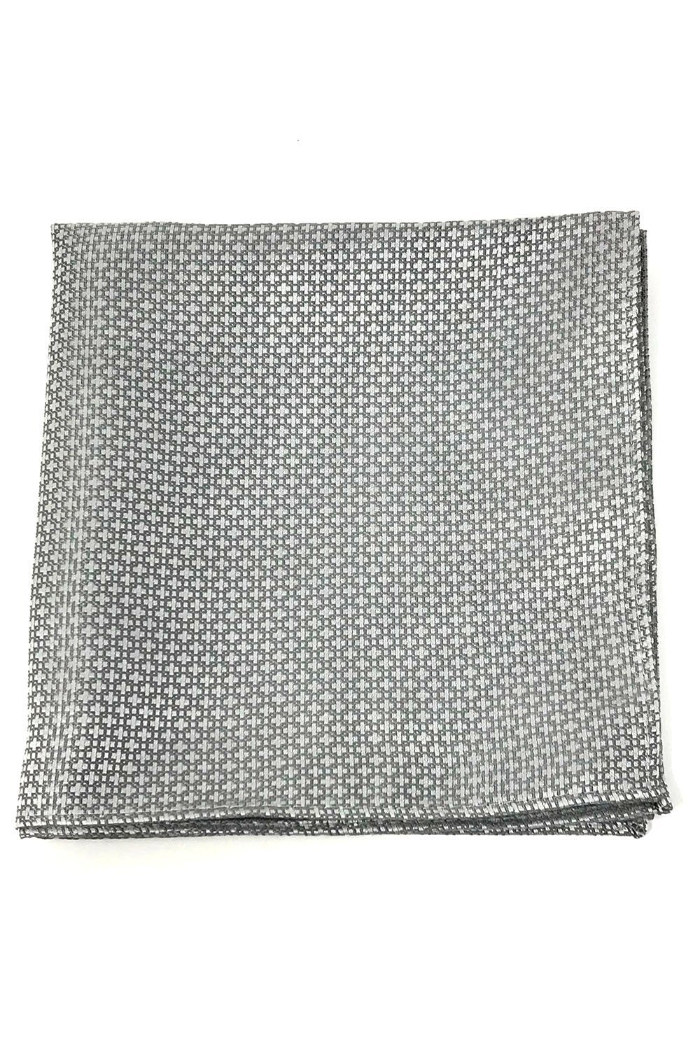 Cardi Grey Regal Pocket Square