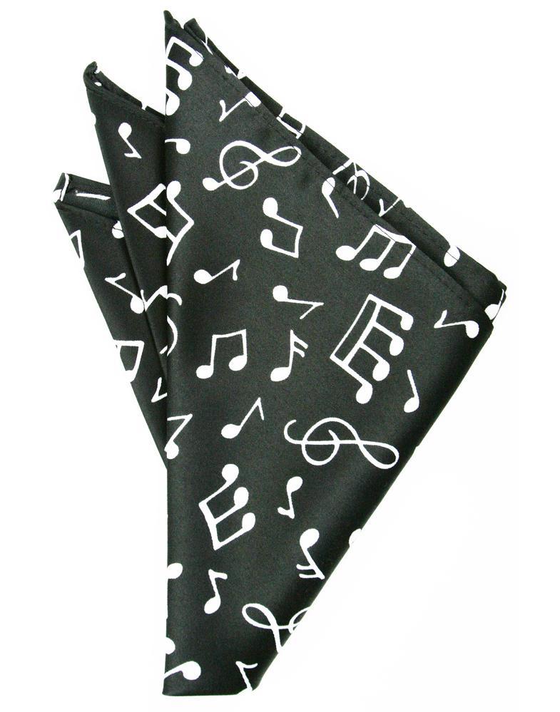 Cardi Music Notes Pocket Square