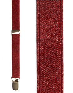 Cardi "Red Broadway Glitter" Suspenders