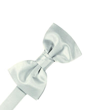 Load image into Gallery viewer, Cardi Pre-Tied Sea Glass Luxury Satin Bow Tie