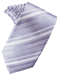 Cardi Periwinkle Striped Silk Necktie