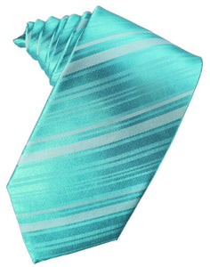 Cardi Pool Striped Silk Necktie