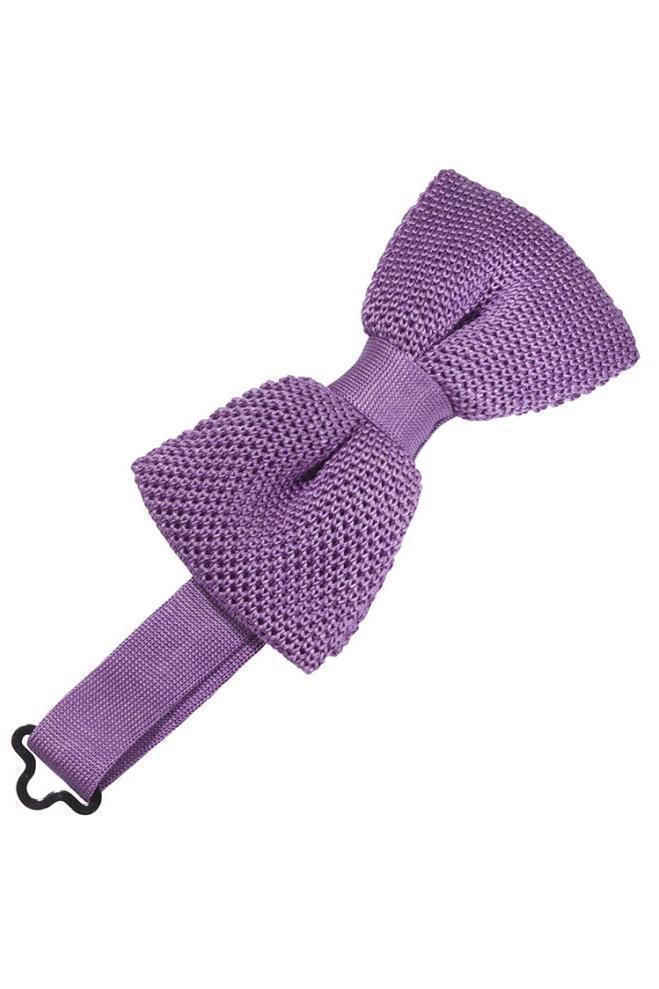 Cristoforo Cardi Wisteria Silk Knit Bow Tie